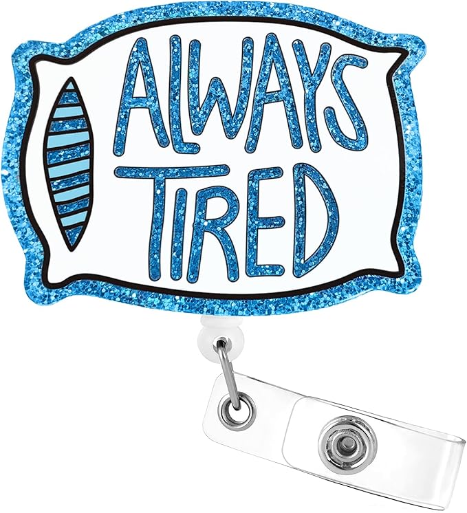 Aoryalps Retractable Badge Reel Holder Retractable with ID Clip for Nurse Nursing Name Tag Card Nursing Student Teacher Doctor Medical Assistant Work Office Clip-Gifts for Nurse