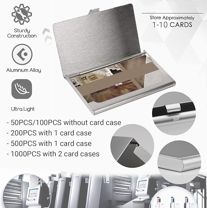 Custom Business Cards Double-Sided Personalized Stationery | Professional 300GSM Matte Paper for Small Business | 3.5x2 Inch