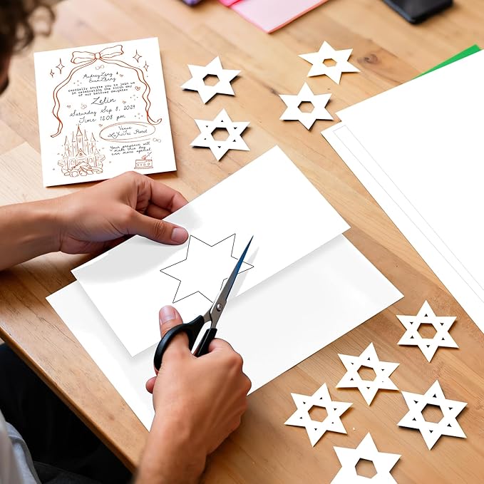 30 Sheets of Cardstock 8.5 x 11, Heavyweight Cover Cardstock Printer Paper 8.5 x 11, 190 gsm Bright White Card Stock Paper for DIY, Professional Printing, Wedding Invitations, Office Cards & Crafts