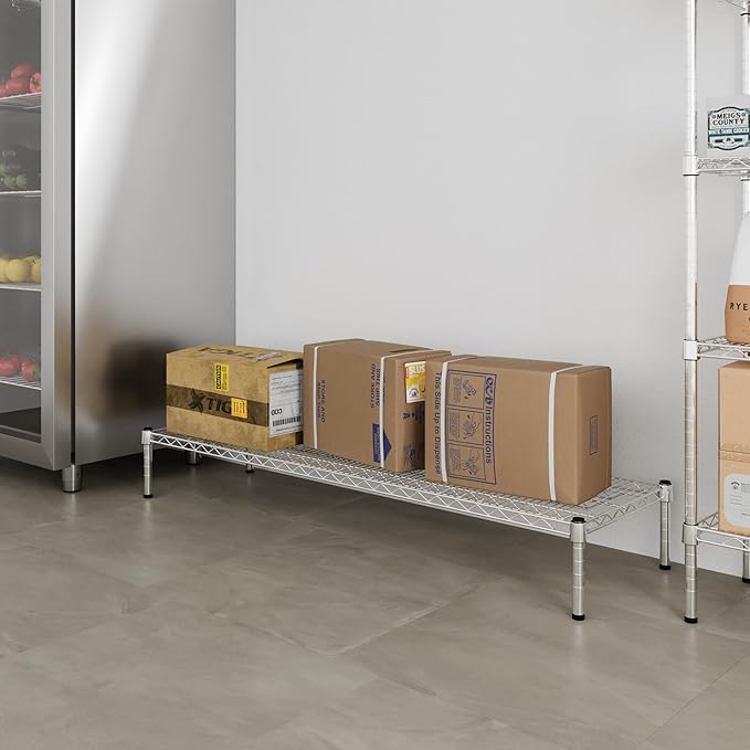 Regal Altair 18" Deep x 60" Wide x 8" Height Wire Shelving Kit | 1-Tier | NSF Commercial Storage Rack Unit