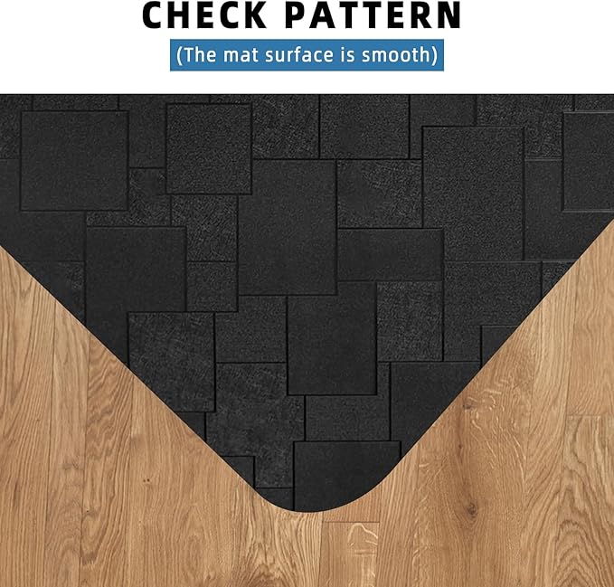 Office Chair Mat for Hard Floor, 48x36 inches Computer Chair Mat, Multi-Purpose Desk Floor Protector for Work, Home, Gaming