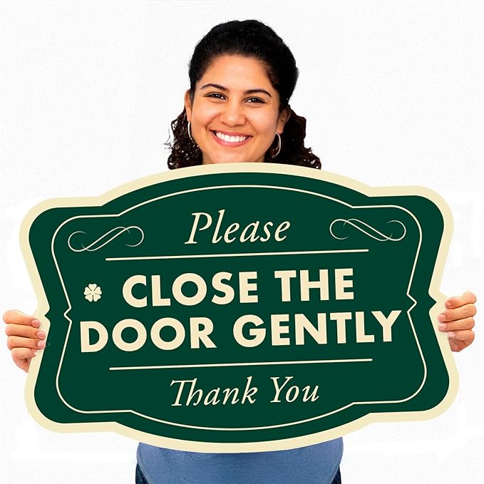 Custom Decorative Outdoor Metal Sign - Personalized Aluminum Driveway Sign, Waterproof, Made in USA - Design 3 Forest Green 24x18 In