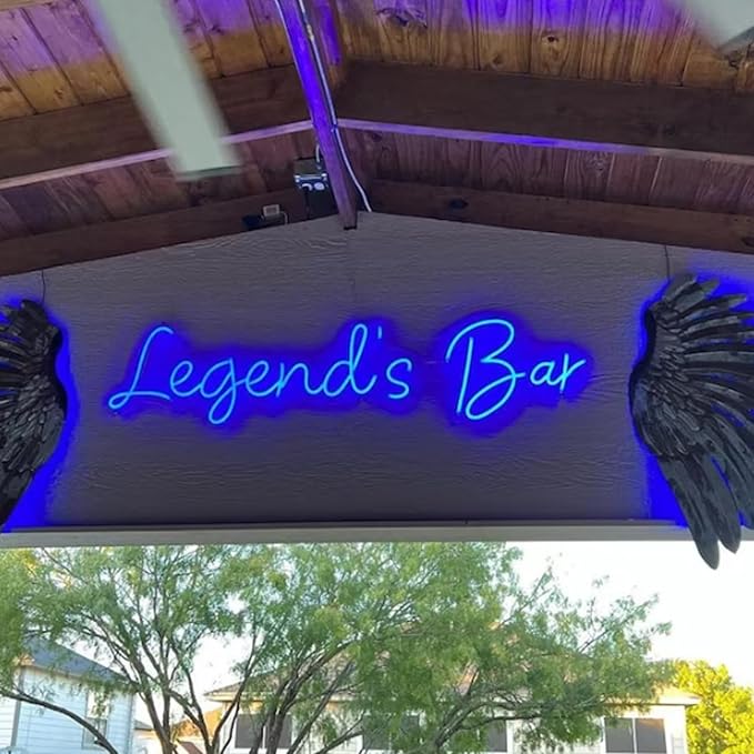 Custom Neon Sign - Plug/Battery Operated Personalized Neon Name Logo Lights for Kids Girls Room Bedroom, Hanging Lighted LED Sign Customizable for Wedding Party, Bar Office Business Wall Decor, Gift