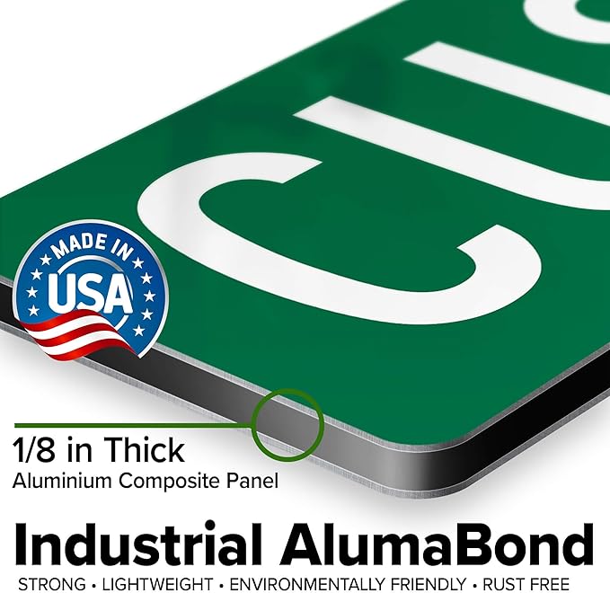 Custom Street Sign, Road & Address Sign, 8 Colors, Reflective Option, Mounting Options, 6x30 Inch, Thick Rust-Free AlumaBond, USA Made by My Sign Center, (Classic)…