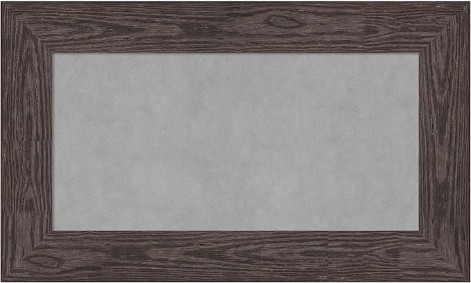 Amanti Art Black Framed Magnetic Board 18x30 Small Vision Board for use with Magnets, 100% Metal Sheet to Display Items as Office Decor or for Home Organization in mudroom, Kitchen or Kids Room