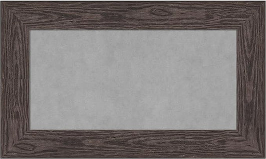 Amanti Art Black Framed Magnetic Board 18x30 Small Vision Board for use with Magnets, 100% Metal Sheet to Display Items as Office Decor or for Home Organization in mudroom, Kitchen or Kids Room