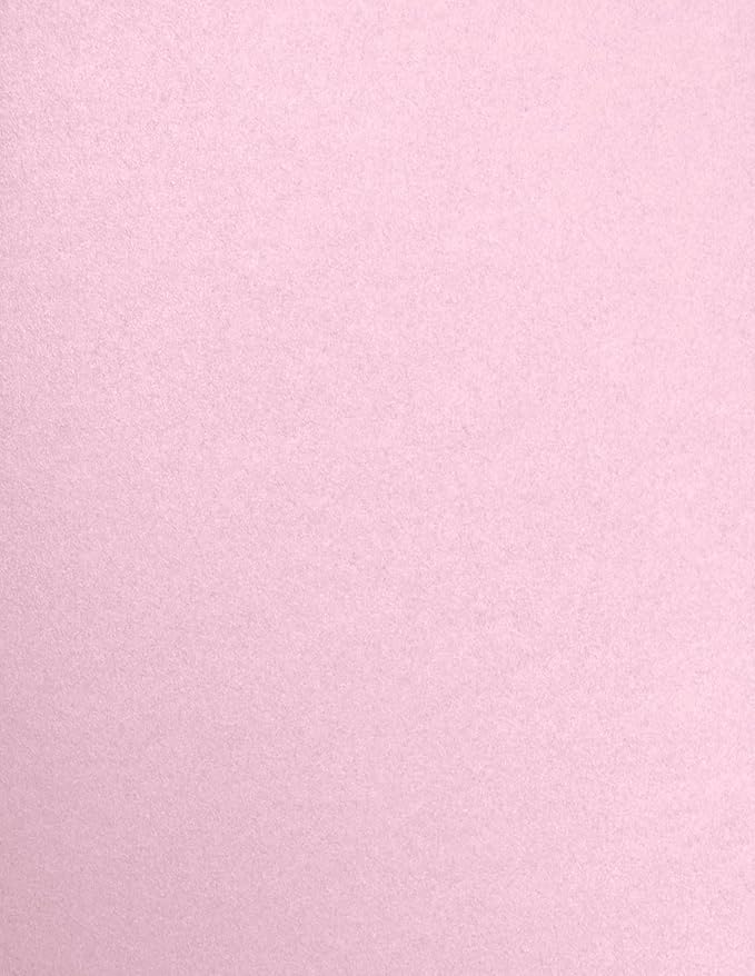 LUXPaper 8.5" x 11" Paper | Letter Size | Rose Quartz Metallic | 80lb. Text | 50 Qty
