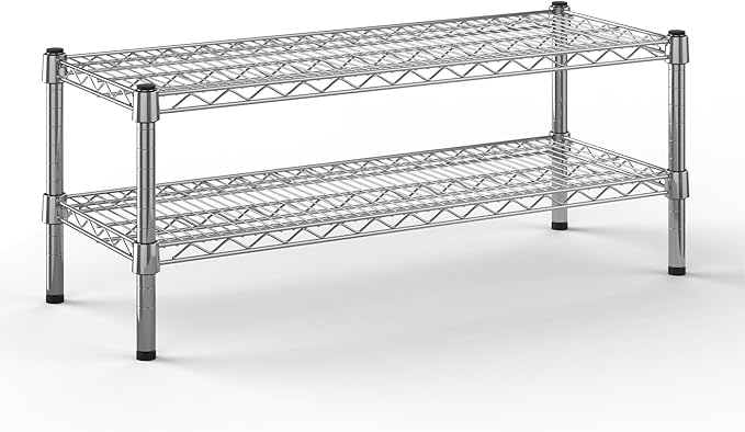 Regal Altair 14" Deep x 36" Wide x 14" Height Wire Shelving Kit | 2-Tier | NSF Commercial Storage Rack Unit