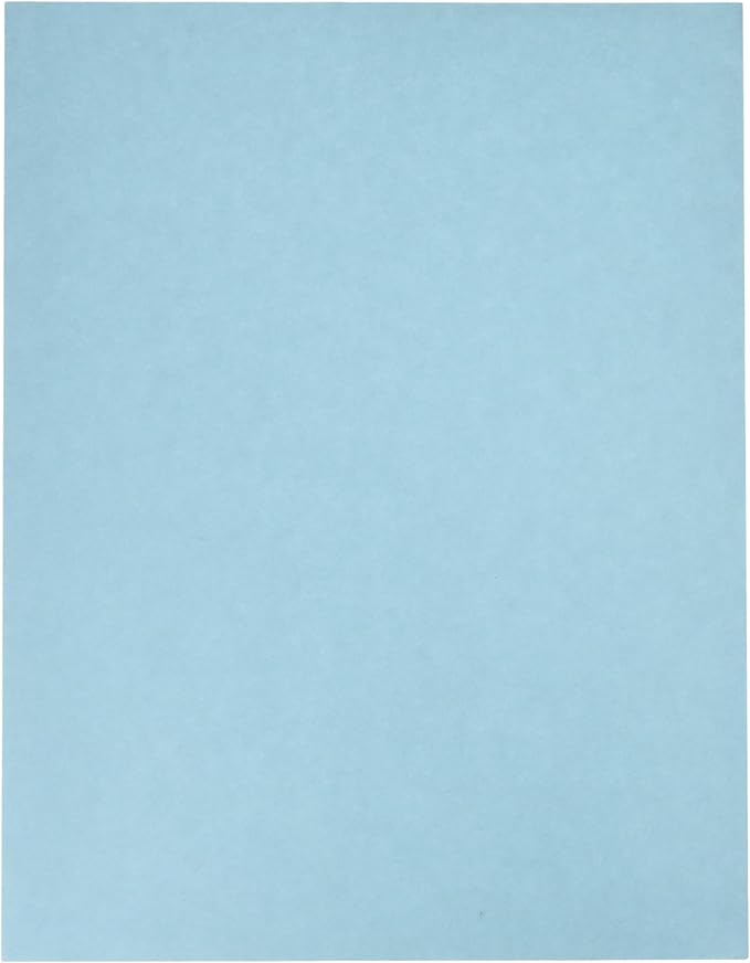 LUXPaper 8.5" x 11" Paper | Letter Size | Pastel Blue | 60lb. Text | 250 Qty