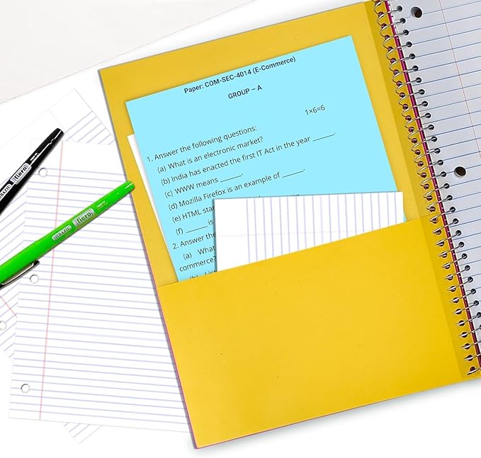 Rosmonde 720 Packs (Pallet) 3 Subject Notebooks, Spiral Notebook Bulk, College Ruled, Pallet of Notebooks,150 Sheets (300 pages),8 x 10-1/2",Bulk Spiral Notebooks for School & Office, 4-7 Days Transit