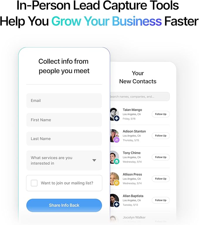 Popl Smart NFC Business Card - Sleek Modern Digital Business Card w/Instant App-Free Sharing - Customizable NFC Cards Compatible w/iPhone & Android (Silver)