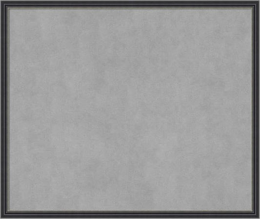 Amanti Art Black Framed Magnetic Board 21x25 Medium Vision Board for use with Magnets, 100% Metal Sheet to Display Items as Office Decor or for Home Organization in mudroom, Kitchen or Kids Room