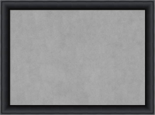 Amanti Art Black Framed Magnetic Board 23x31 Medium Vision Board for use with Magnets, 100% Metal Sheet to Display Items as Office Decor or for Home Organization in mudroom, Kitchen or Kids Room