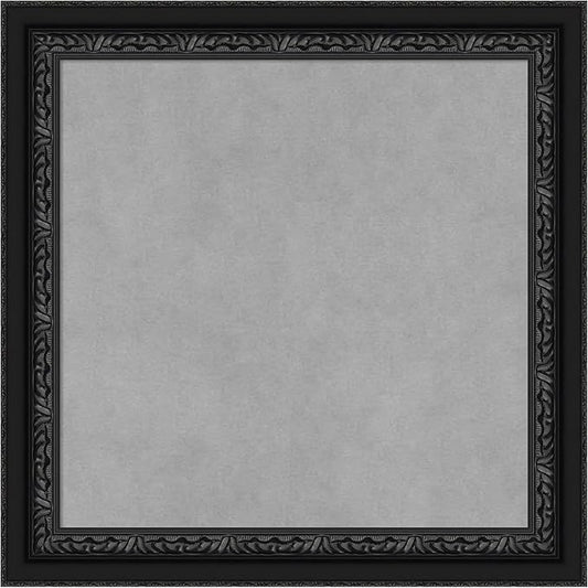 Amanti Art Black Framed Magnetic Board 20x20 Small Vision Board for use with Magnets, 100% Metal Sheet to Display Items as Office Decor or for Home Organization in mudroom, Kitchen or Kids Room