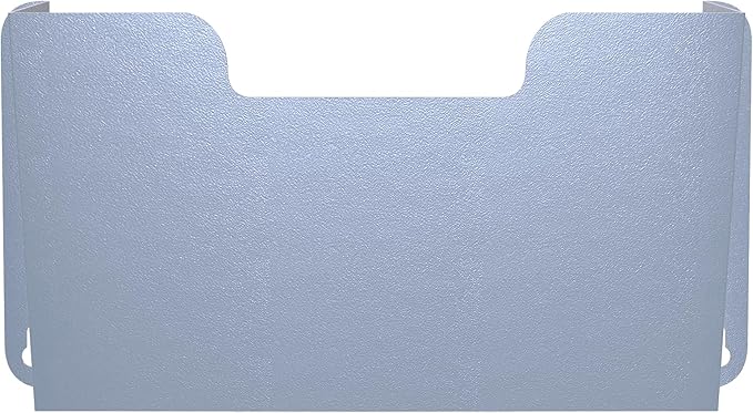 OSKIE DR POCKET RACK Wall-Mounted File Rack, Single Pocket, Metal Organizer for Letter-Sized Documents, Space-Saving Desktop Organizer, 14 x 2.5 x 7.5 inches (Grayblue)