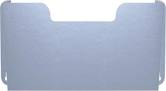 OSKIE DR POCKET RACK Wall-Mounted File Rack, Single Pocket, Metal Organizer for Letter-Sized Documents, Space-Saving Desktop Organizer, 14 x 2.5 x 7.5 inches (Grayblue)