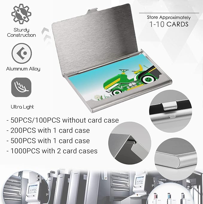 Custom Business Cards Double-Sided Personalized Stationery | Professional 300GSM Matte Paper for Small Business | 3.5x2 Inch