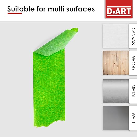 DEART Colored Masking Painters Labeling Tape Masking Tape 1 inch Color Painter Tapes for Arts & Crafts Labeling or Coding, Art Supplies Color Tape Rolls, Colorful Craft Tapes