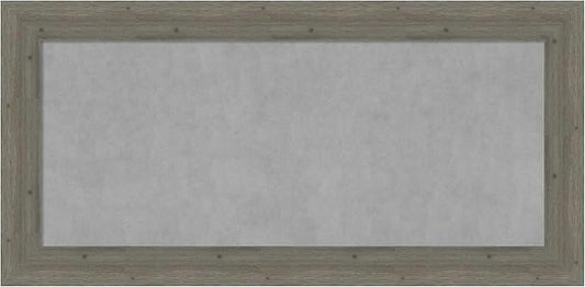 Amanti Art Grey Framed Magnetic Board 27x55 Oversize Vision Board for use with Magnets, 100% Metal Sheet to Display Items as Office Decor or for Home Organization in mudroom, Kitchen or Kids Room