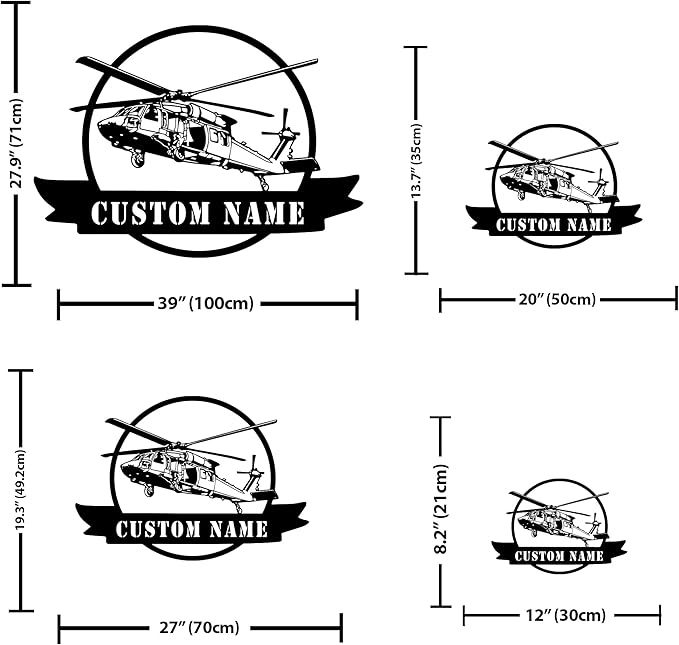 Personalized Metal Airplane Wall Art, Airplane Name Sign, Customized Pilot Name Sign, Airplane Hangar Sign Decor, Aviation Home Office Decor, Large Outdoor Decor, Pilot Gifts, Aircraft Lovers Gift