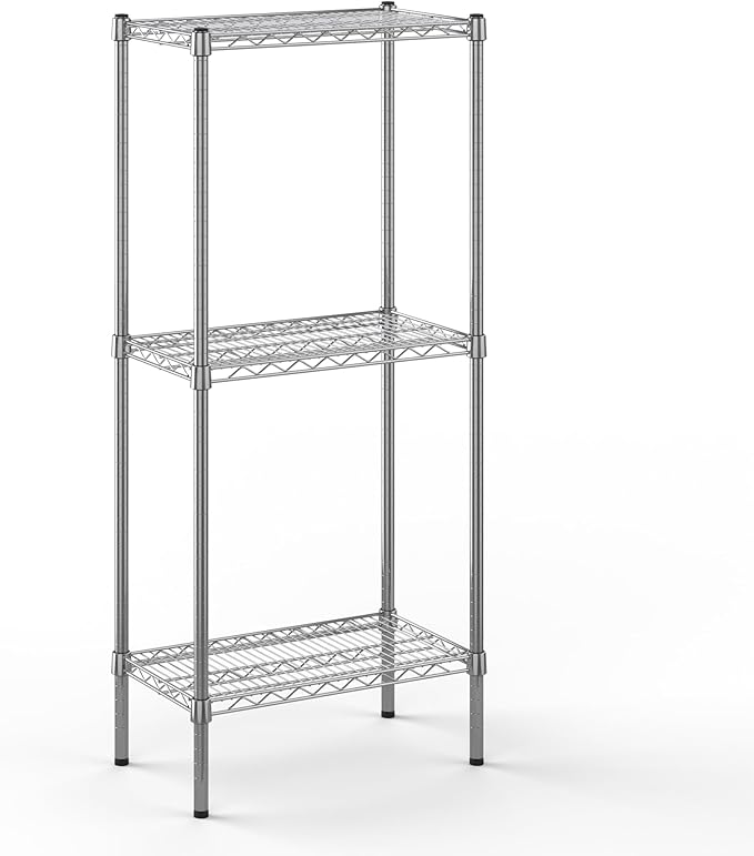 Regal Altair 14" Deep x 24" Wide x 54" Height Wire Shelving Kit | 3-Tier | NSF Commercial Storage Rack Unit