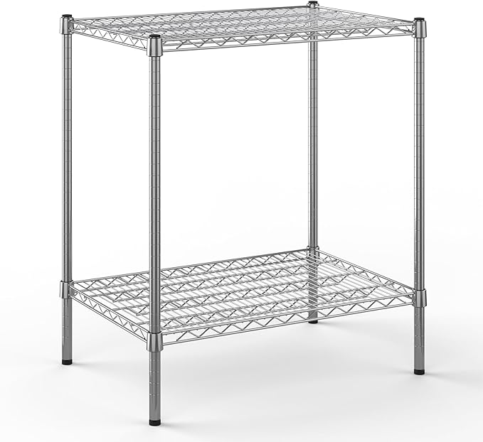 Regal Altair 21" Deep x 30" Wide x 34" Height Wire Shelving Kit | 2-Tier | NSF Commercial Storage Rack Unit