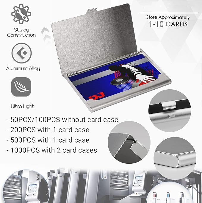 Custom Business Cards Double-Sided Personalized Stationery | Professional 300GSM Matte Paper for Small Business | 3.5x2 Inch