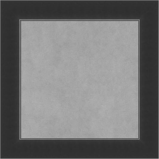Amanti Art Black Framed Magnetic Board 21x21 Small Vision Board for use with Magnets, 100% Metal Sheet to Display Items as Office Decor or for Home Organization in mudroom, Kitchen or Kids Room