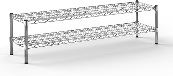 Regal Altair 14" Deep x 54" Wide x 14" Height Wire Shelving Kit | 2-Tier | NSF Commercial Storage Rack Unit