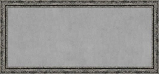 Amanti Art Black Framed Magnetic Board 24x52 Oversize Vision Board for use with Magnets, 100% Metal Sheet to Display Items as Office Decor or for Home Organization in mudroom, Kitchen or Kids Room