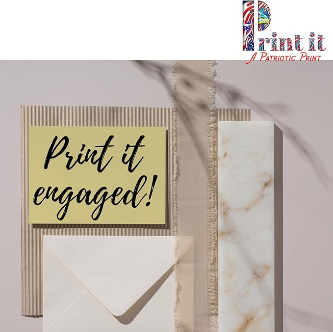 PrintIt Colors Multipurpose Paper, 20 lbs., 8.5" x 11", 500 Sheets/Ream – Premium Colored Copy Paper for Printing, School, and Office Use (Buff)
