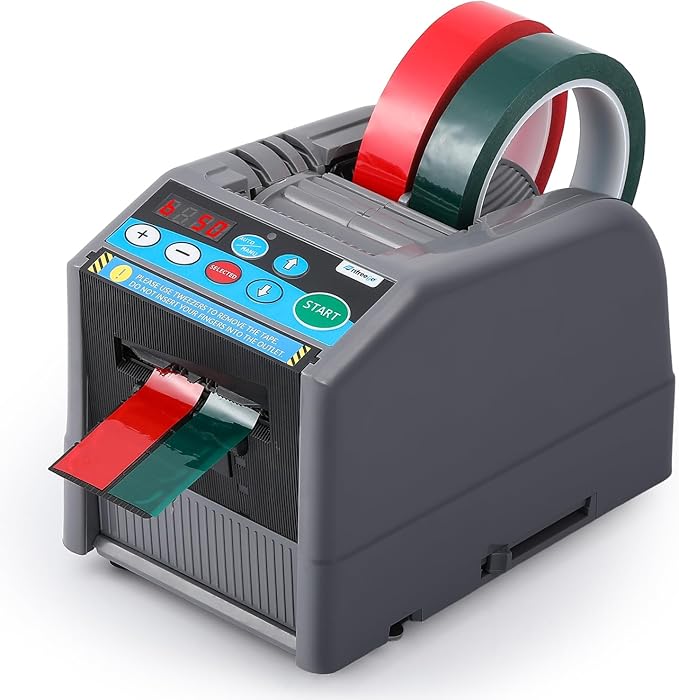 Frifreego Automatic Tape Dispenser Electric Tape Cutter, 39" MAX Cutting Length, with Manual & Auto Modes, Cutting Various Tapes with 0.24-2.36" Width, for Office Warehouse Use, Package Packing