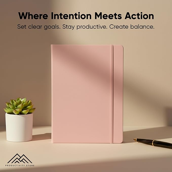Dated, 2026 Planner, 8.5" x 11" - The #1 Productivity Planner to Achieve Your 2026 Goals - Planner 2026-2027 by PRODUCTIVITY STORE (A4, PINK)