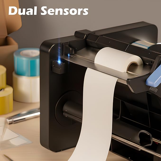 Automatic Tape Dispenser, Label Applicator, Sticker Roll Dispenser, Portable Labeling Machine for Rolls of Sticker Labels, Adjustable Speed, Vending Machine