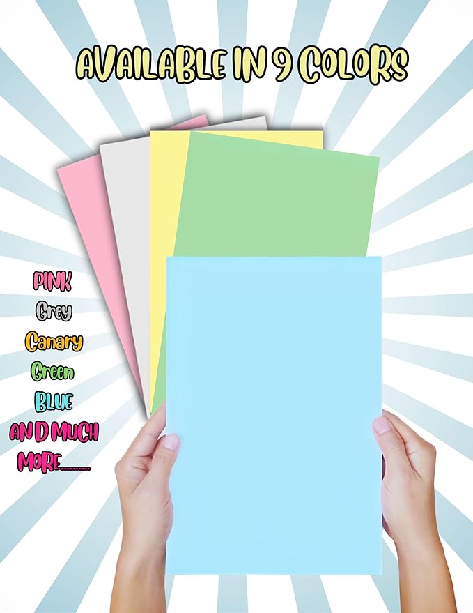 Limited Papers (TM) Colored Copy Paper – 24lb/60lb Text, 11"x17", Tabloid Size, 500 Sheets Per Ream. (5000, Ivory)