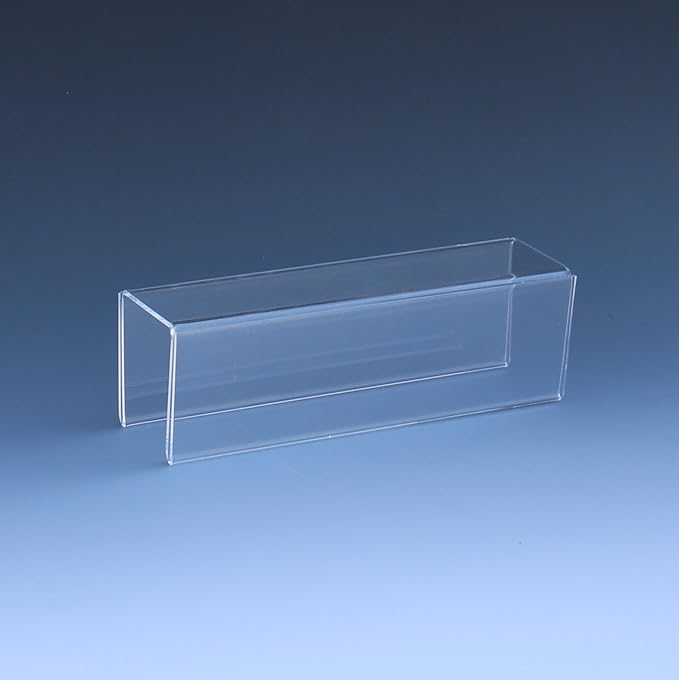 8-1/2" x 2" Double-Sided Cubicle Name Plate Holders 8-1/2" Wide x 2" high x 2" deep Hook - PNH2085020020 (40 Pack) by Plastic Products Mfg.
