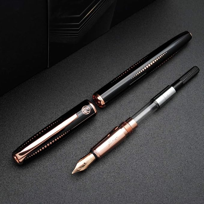 Picasso 916 Malage Fountain Pen Original Box New Version (Starlit Night Black, Medium Nib 0.7mm)