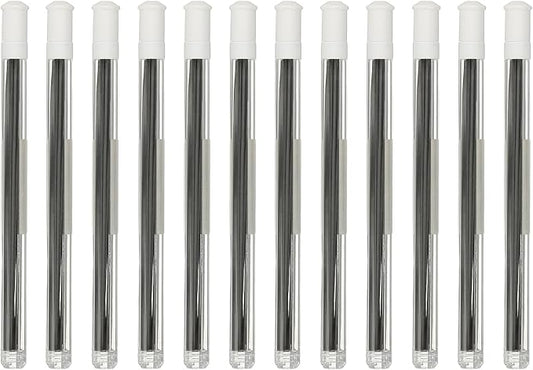 PATIKIL 240Pcs HB Mechanical Pencil Lead, 0.5mm Black Lead Refill Break Resistant Pencil Refills for Writing Supplies, White