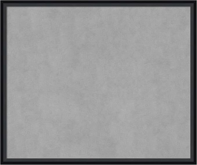 Amanti Art Black Framed Magnetic Board 21x25 Medium Vision Board for use with Magnets, 100% Metal Sheet to Display Items as Office Decor or for Home Organization in mudroom, Kitchen or Kids Room