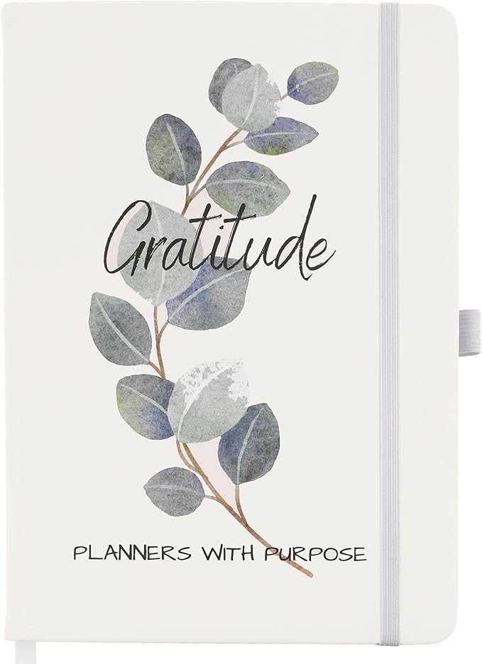 Planners with Purpose Gratitude Journal for Women - 5 Minute Daily Self Care & Mindfulness Planner with Guided Prompts for Positivity, Affirmations, Manifestation, Reflection - Undated Happiness Diary