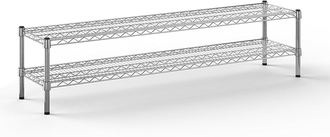 Regal Altair 14" Deep x 60" Wide x 14" Height Wire Shelving Kit | 2-Tier | NSF Commercial Storage Rack Unit