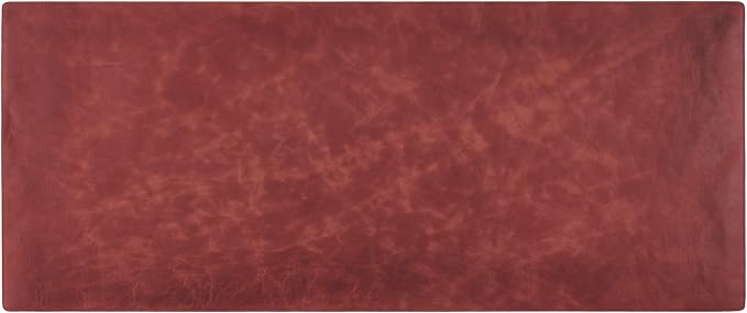 Node Leather Calfskin Leather Desk Pad – Executive Office Desk Mat with Non-Slip Bottom – Smooth Surface for Mouse & Keyboard – Wide Desk Protector 15 3/4" x 38"