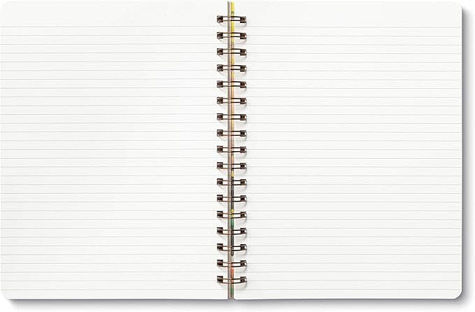 Compendium Spiral Notebook - There is a voice that doesn't use words. Listen. — A Designer Spiral Notebook with 192 Lined Pages, College Ruled, 7.0”W x 9.25”H