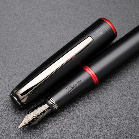 czxwyst Picasso 916 Malage Fountain Pen Original Box New Version (Dawn Red, Medium Nib 0.7mm)