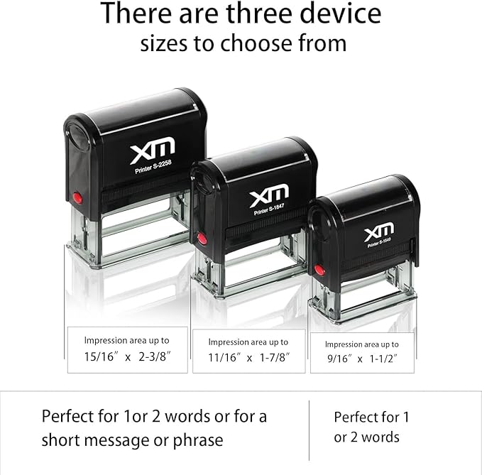 Laoife Custom Stamp Self Inking - 4-Line Personalized Address Stamps | US-Made Return Address Labels | Replaceable Ink & Multi-Scene Use, Small