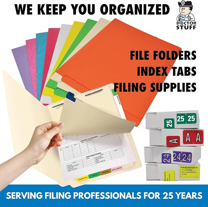 2024 MINI Year Labels, Doctor Stuff 2024 Chart Stickers, Purple Color Coded, Ames Small Style, USA Made Year Stickers for End Tab File Folders, 500/Roll, 1 Roll, 1/2" x 1-1/2"