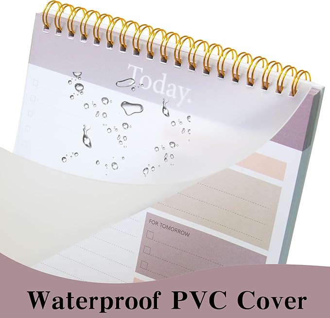 To Do List Notepad - Daily Planner Notepad Undated 52 Sheets, 6.5" x 9.8" Planning Pad Checklist Productivity Note Pad for Work and Personal Organized