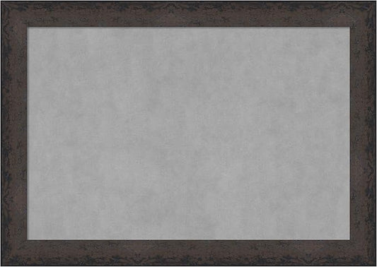 Amanti Art Black Framed Magnetic Board 29x41 Large Vision Board for use with Magnets, 100% Metal Sheet to Display Items as Office Decor or for Home Organization in mudroom, Kitchen or Kids Room