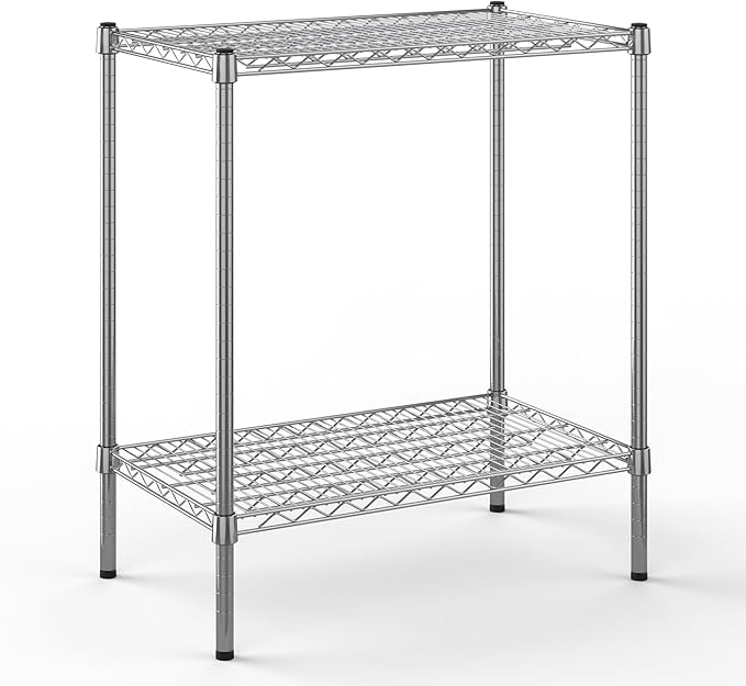 Regal Altair 18" Deep x 30" Wide x 34" Height Wire Shelving Kit | 2-Tier | NSF Commercial Storage Rack Unit