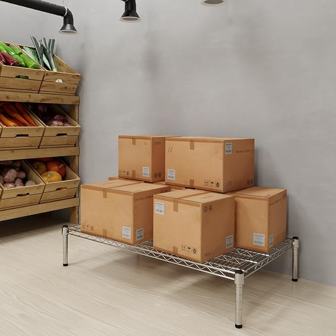 Regal Altair 24" Deep x 42" Wide x 8" Height Wire Shelving Kit | 1-Tier | NSF Commercial Storage Rack Unit
